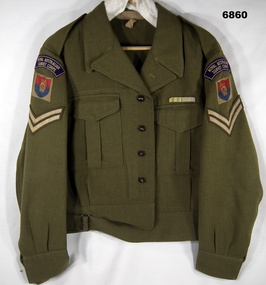 Uniform - JACKET, BATTLE DRESS, ARMY