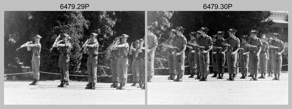 Freedom of Entry Parade Rehearsal - Army Survey Regiment, Fortuna. Bendigo. 1980.