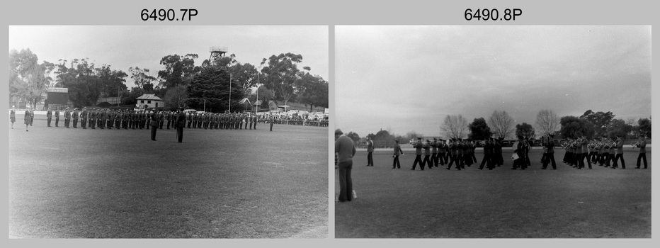 Army Survey Regiment Freedom of Entry Parade held in Bendigo, 1980.