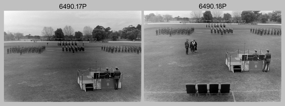 Army Survey Regiment Freedom of Entry Parade held in Bendigo, 1980.