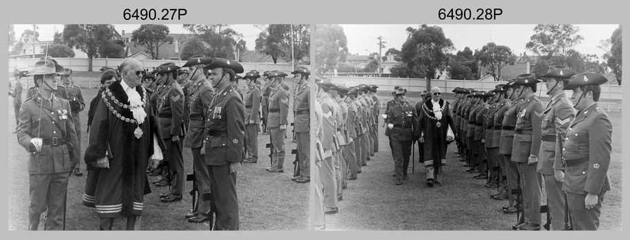 Army Survey Regiment Freedom of Entry Parade held in Bendigo, 1980.