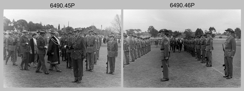 Army Survey Regiment Freedom of Entry Parade held in Bendigo, 1980.