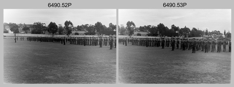 Army Survey Regiment Freedom of Entry Parade held in Bendigo, 1980.