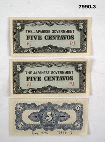 Occupational Currency WW2 Philippines.  