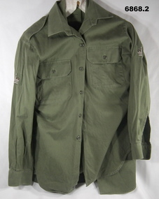 Army shirts, jungle green.