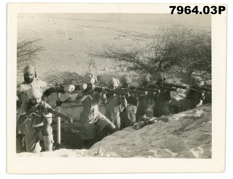 1940 08 Holley Indian soldiers at one of the shore posts at Berbera British Somaliland