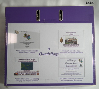 A two ring purple binder containing four articles by Dr Bob Williams