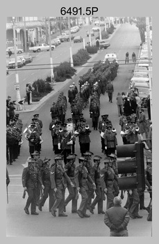 Army Survey Regiment Freedom of Entry March held in Bendigo, 1980.