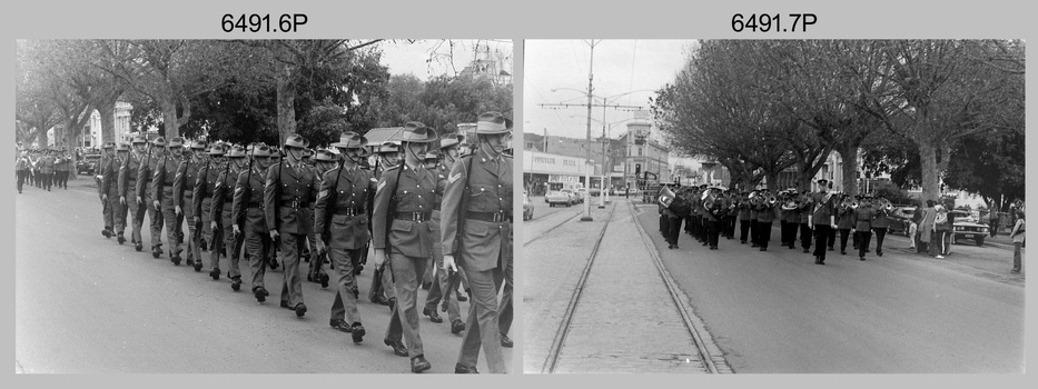 Army Survey Regiment Freedom of Entry March held in Bendigo, 1980.