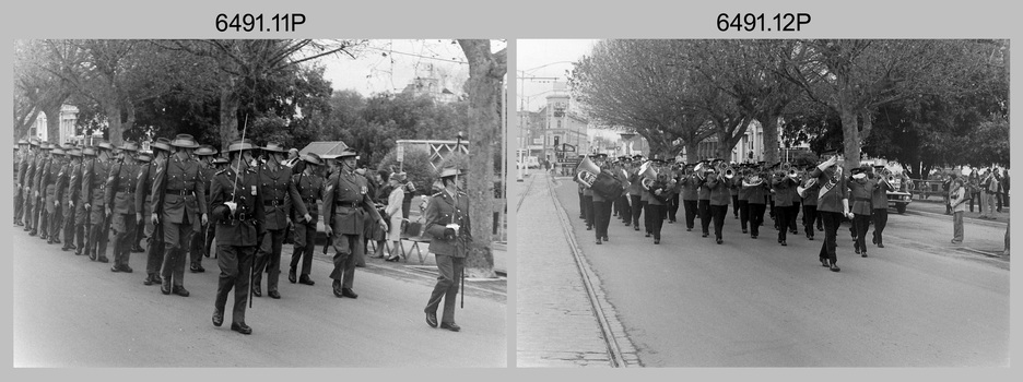 Army Survey Regiment Freedom of Entry March held in Bendigo, 1980.