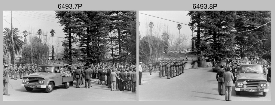 SSGT Peter Dew Military Funeral, Army Survey Regiment, Bendigo, 1977.