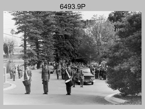 SSGT Peter Dew Military Funeral, Army Survey Regiment, Bendigo, 1977.