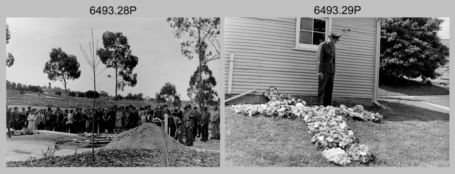 SSGT Peter Dew Military Funeral, Army Survey Regiment, Bendigo, 1977.