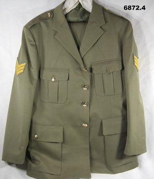 Army Service Dress - Khaki - Sergeants Uniform.