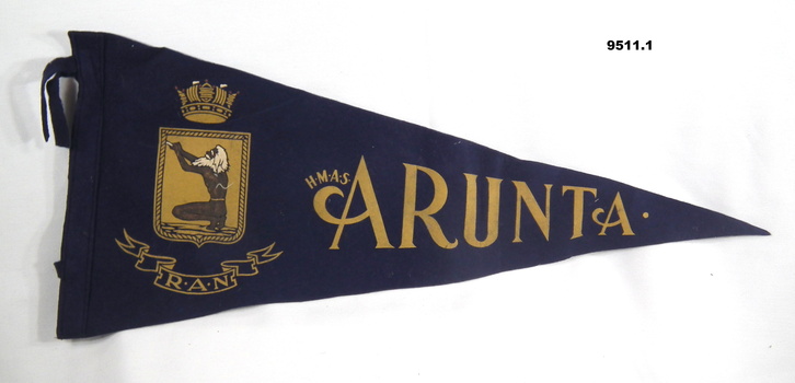 HMAS ARUNTA Navy Pennant.