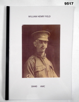 Booklet biography of a WW1 soldier.