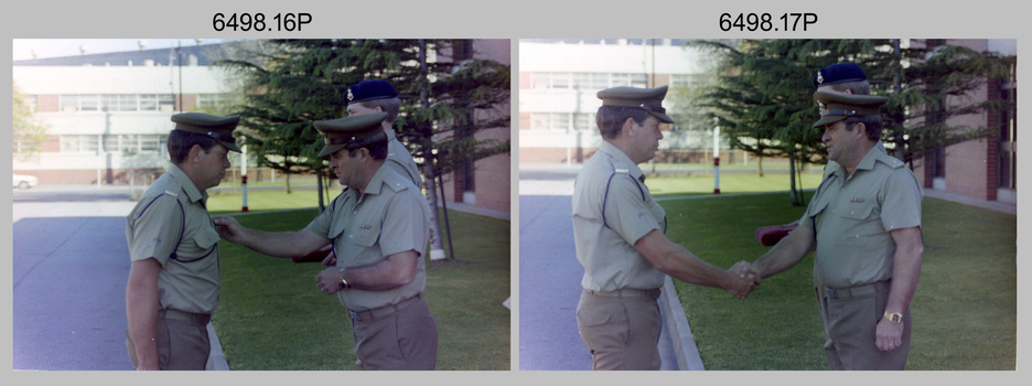 4 Fd Svy Sqn OC’s Parade and Defence Force Service Medal Presentations, Keswick Barracks, Adelaide SA. 1986.