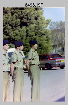 4 Fd Svy Sqn OC’s Parade and Defence Force Service Medal Presentations, Keswick Barracks, Adelaide SA. 1986.