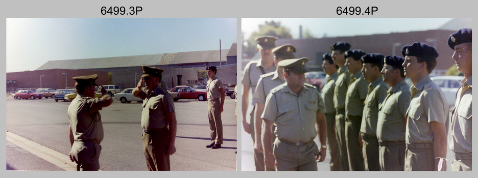 4 Fd Svy Sqn OC’s Parade and Defence Force Service Medal Presentations, Keswick Barracks, Adelaide SA. 1986.