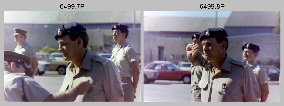 4 Fd Svy Sqn OC’s Parade and Defence Force Service Medal Presentations, Keswick Barracks, Adelaide SA. 1986.