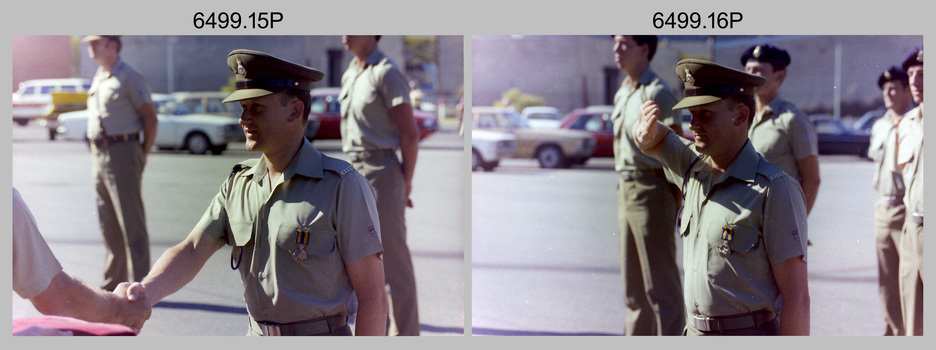 4 Fd Svy Sqn OC’s Parade and Defence Force Service Medal Presentations, Keswick Barracks, Adelaide SA. 1986.