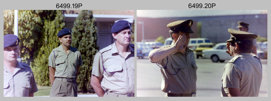 4 Fd Svy Sqn OC’s Parade and Defence Force Service Medal Presentations, Keswick Barracks, Adelaide SA. 1986.