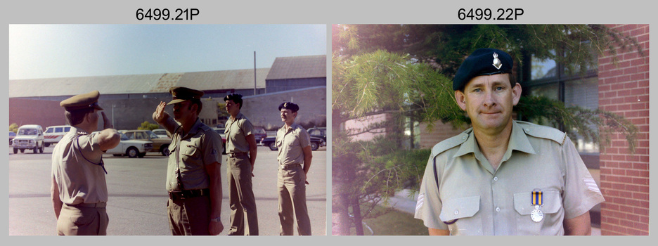 4 Fd Svy Sqn OC’s Parade and Defence Force Service Medal Presentations, Keswick Barracks, Adelaide SA. 1986.