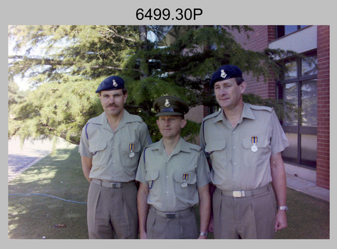 4 Fd Svy Sqn OC’s Parade and Defence Force Service Medal Presentations, Keswick Barracks, Adelaide SA. 1986.