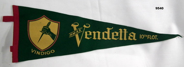 Pennant for HMAS Vendetta.