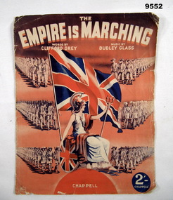 Document - SHEET MUSIC C.1940, Clifford Grey et al, "THE EMPIRE IS MARCHING", c.1940