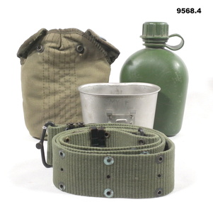 Water bottle kit issued during Vietnam era.