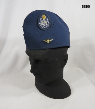 RAAF forage cap with badge