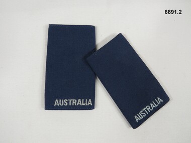 2 RAAF rank slide, blue in colour