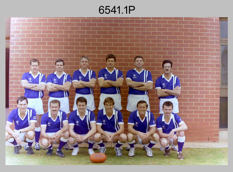 Touch Football Team - 4 Fd Svy Sqn, Keswick Barracks, Adelaide SA. 1987.