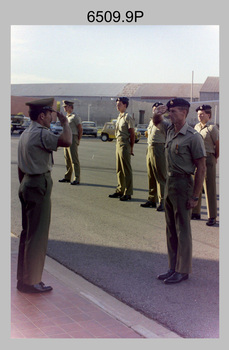 4 Fd Svy Sqn OC’s Parade and Defence Force Service Medal Presentations, Keswick Barracks, Adelaide SA. 1987.