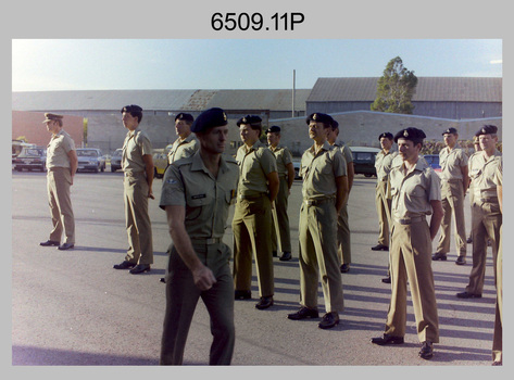 4 Fd Svy Sqn OC’s Parade and Defence Force Service Medal Presentations, Keswick Barracks, Adelaide SA. 1987.