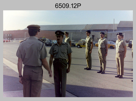 4 Fd Svy Sqn OC’s Parade and Defence Force Service Medal Presentations, Keswick Barracks, Adelaide SA. 1987.