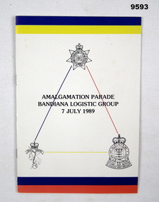 Printed Programme for Military Parade.