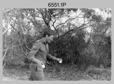 Regimental Training, 4th Field Survey Squadron, Murray Bridge Training Area, SA. 1988.