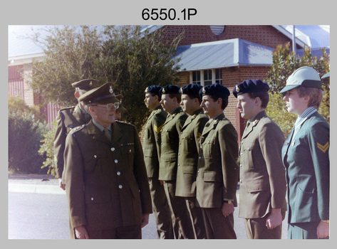 4 Fd Svy Sqn OC’s Parade and Defence Force Service Medal Presentations, Keswick Barracks, Adelaide SA. 1988.