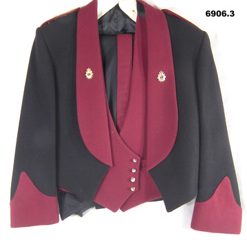 Officers Formal Mess Uniform. Jacket, Vest and Trousers.