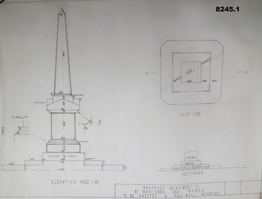 Plan - MONUMENT PLANS, C.1992