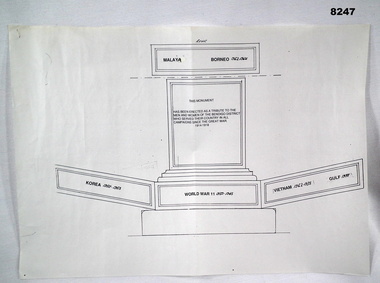 Plan - MONUMENT PLAN, C.1992