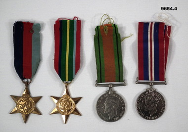 Four WW2 Service medals.