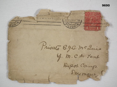 Accessory - ENVELOPE, WW1