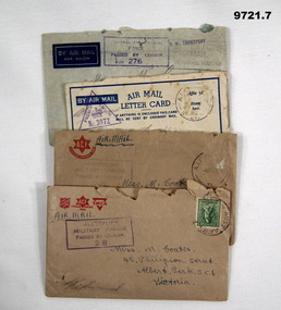 Letters to Maise Coates during WW2.