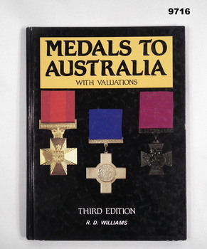 Book - medals reference with valuations.