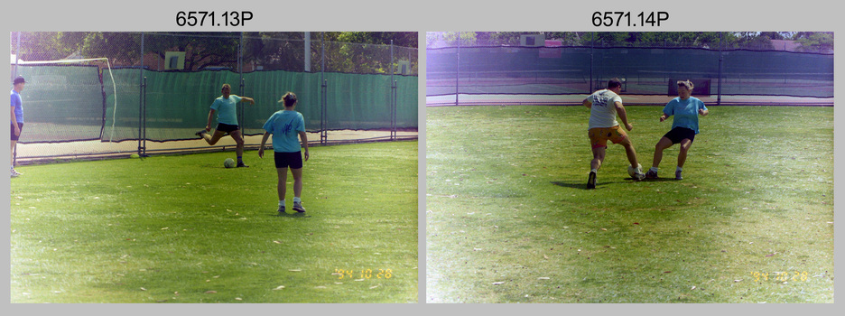 Soccer Match, 4th Field Survey Squadron, Adelaide, SA. 1994.