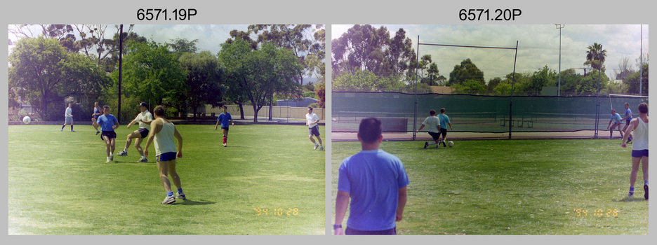 Soccer Match, 4th Field Survey Squadron, Adelaide, SA. 1994.