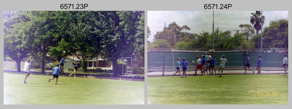 Soccer Match, 4th Field Survey Squadron, Adelaide, SA. 1994.